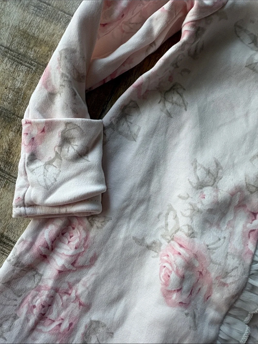 NWOT Edgehill Collection Girls Pink Floral Gown 0-6m